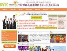 Tablet Screenshot of dvtc.edu.vn